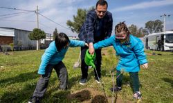 Bornova’nın en özel fidanları toprakla buluştu