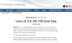 ABD’ye ait KC-135 yakıt ikmal uçağı Irak’ta düştü!