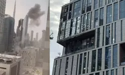 Dubai Finans Merkezi'nde patlama paniği! Dumanlar gökyüzüne yükseldi