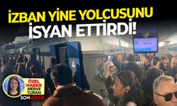 İZBAN yine yolcusunu isyan ettirdi!