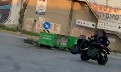 İzmir Bornova'da ATV aracıyla trafiği tehlikeye atan sürücüye rekor ceza!