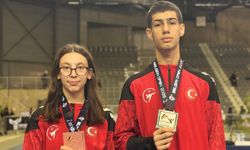 İzmir Kemalpaşa'nın gururu tekvandonun altın çocukları Belçika'dan madalyalarla döndü!