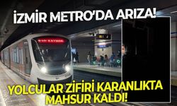 İzmir Metrosu'nda teknik arıza: Yolcular tünelde mahsur kaldı, seferler durdu!