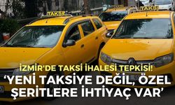 İzmir'de taksi ihalesi tepkisi! Başkan Özcan: Yeni taksiye değil, özel şeritlere ihtiyaç var