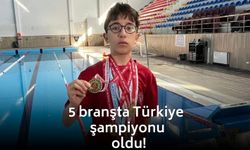 İzmir'in altın sporcusu: Raşitizmi yendi, 5 branşta Türkiye şampiyonu oldu!