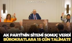 AK Parti sitem etti, Başkan Türkmen harekete geçti! Belediye bürokratlarına 15 gün talimatı