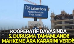 Kooperatif davasında 5. duruşma tamamlandı! Mahkeme ara kararını verdi!