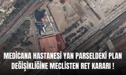 Özel Medicana Hastanesi yan parselindeki plan değişikliğine ret!