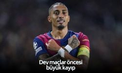 Dev maçlar öncesi büyük kayıp: Raphinha uzun süre yok!