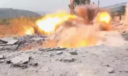 Yanına füze düşen muhabir ölümden döndü!