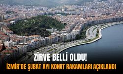 Zirve belli oldu! İzmir’de Şubat ayı konut rakamları açıklandı