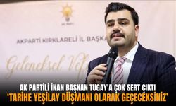 AK Partili İnan Başkan Tugay' çok sert çıktı: ‘Tarihe Yeşilay düşmanı olarak geçeceksiniz’