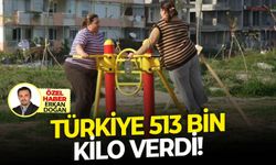 Türkiye 513 bin kilo verdi !