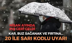 20 ile sarı kod! Meteoroloji'den don ve buzlanma uyarısı! Kış geri geldi...
