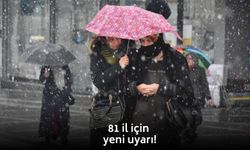 81 il için yeni uyarı! Sağanak, kar ve çığ tehlikesi kapıda