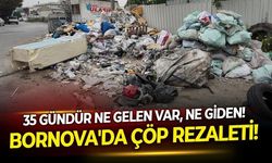 Bornova'ya yakışmayan tablo! Kentin göbeğindeki çöp dağları tam 35 gündür toplanmayı bekliyor