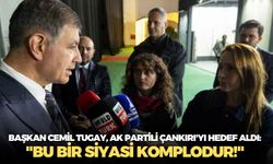 Başkan Cemil Tugay, AK Partili Çankırı'yı hedef aldı: "Bu bir siyasi komplodur!"