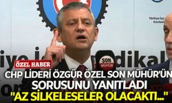 CHP lideri Özgür Özel Son Mühür'ün sorusunu yanıtladı: "Az silkeleseler olacaktı..."