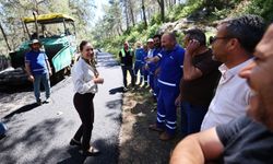 Efes Selçuk'ta asfalt mesaisi! Başkan sahaya indi