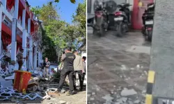 7,4 büyüklüğünde deprem! O anlar kamerada!