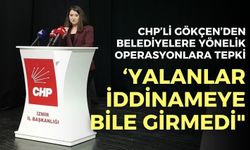 CHP'li Gökçen'den belediyelere yönelik operasyonlara tepki: "Yalanlar iddianameye bile giremedi"