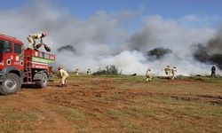 İzmir'de Orman Bölge Müdürlüğü'nden yangın tatbikatı!
