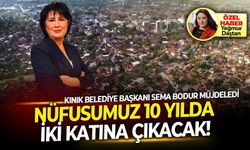 Kınık Belediye Başkanı Sema Bodur müjdeledi: Nüfusumuz 10 yılda iki katına çıkacak!