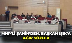 MHP’li Şahin’den, Başkan Işık’a ağır sözler: “İlçenin malına çöken sizsiniz”