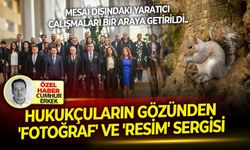 Mesai dışındaki yaratıcı çalışmaları bir araya getirildi.. Hukukçuların gözünden 'Fotoğraf' ve 'Resim' sergisi