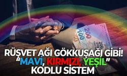 Rüşvet ağı gökkuşağı gibi! “Mavi, kırmızı, yeşil” kodlu sistem
