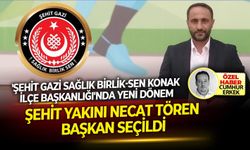 'Şehit Gazi Sağlık Birlik-Sen Konak İlçe Başkanlığı'nda yeni dönem.. Şehit yakını Necat Tören başkan seçildi