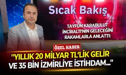 Karabulut İnciraltı'nın geleceğini rakamlarla anlattı: ''Yıllık 20 milyar TL’lik gelir ve 35 bin İzmirliye istihdam...''