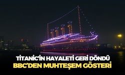 BBC'den muhteşem gösteri! Dronları kullanarak Titanic'i bire bir boyutlarında yeniden hayata döndürdüler