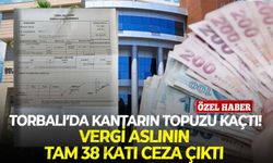 Torbalı’da kantarın topuzu kaçtı! Vergi aslının tam 38 katı ceza çıktı