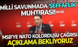 Milli savunmada 'Şeffaflık' muhtırası! MSB’ye NATO Kolordusu çağrısı: Açıklama bekliyoruz