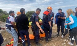İzmir’de vadide mahsur kalan jandarma personeli kurtarıldı!