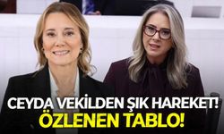 AK Partili Ceyda Vekil'den şık hareket!   Özlenen tablo!