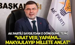 AK Partili Saygılı'dan Karşıyaka'daki tartışmalı projeye tepki: "Vaat ver, yapama… Sonra makyajlayıp millete anlat"