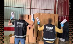 Bornova'da milyonluk operasyon ! 10 milyon liralık kaçak sigara ve makaron ele geçirildi