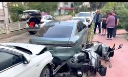 Aydın’da zincirleme trafik kazası: 5 araç birbirine girdi, 1 kişi yaralandı