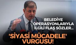 SON DAKİKA Cemil Tugay'dan belediye operasyonlarıyla ilgili flaş sözler! 'Siyasi mücadele' vurgusu!