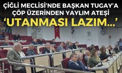 Çiğli Meclisi’nde Tugay’a çöp üzerinden yaylım ateşi: Utanması lazım!