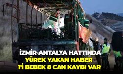 İzmir'den Antalya'ya giden yolcu otobüsü Denizli'de kontrolden çıktı! Kazada 1'i bebek 8 kişi can verdi