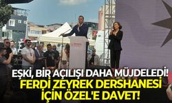 Eşki, bir açılışı daha müjdeledi! Ferdi Zeyrek Dershanesi için Özel'e davet!