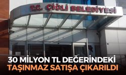Çiğli Belediyesi 30 Milyon TL değerindeki taşınmazı satışa çıkardı!