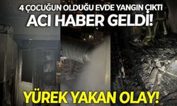 İzmir Konak'ta yürek yakan olay! 4 çocuğun olduğu evde yangın çıktı, acı haber geldi!
