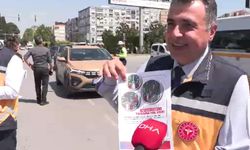 Acil vakalarda ulaşım süresini kısaltmak için İzmir'de sürücülere fermuar sistemi anlatıldı!