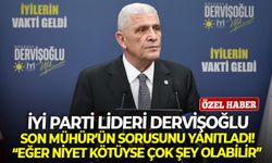 İYİ Parti Genel Başkanı Müsavat Dervişoğlu: Türkiye şu anda geçmişi arayan ülke konumundadır