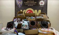 İzmir’de ısıtıcıların içinden kaçak sigara çıktı! 2 gözaltı!