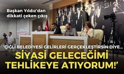 Çiğli’de dikkati çeken çıkış! Yıldız: Belediye gelirlerini gerçekleştirsin diye siyasi geleceğimi tehlikeye atıyorum